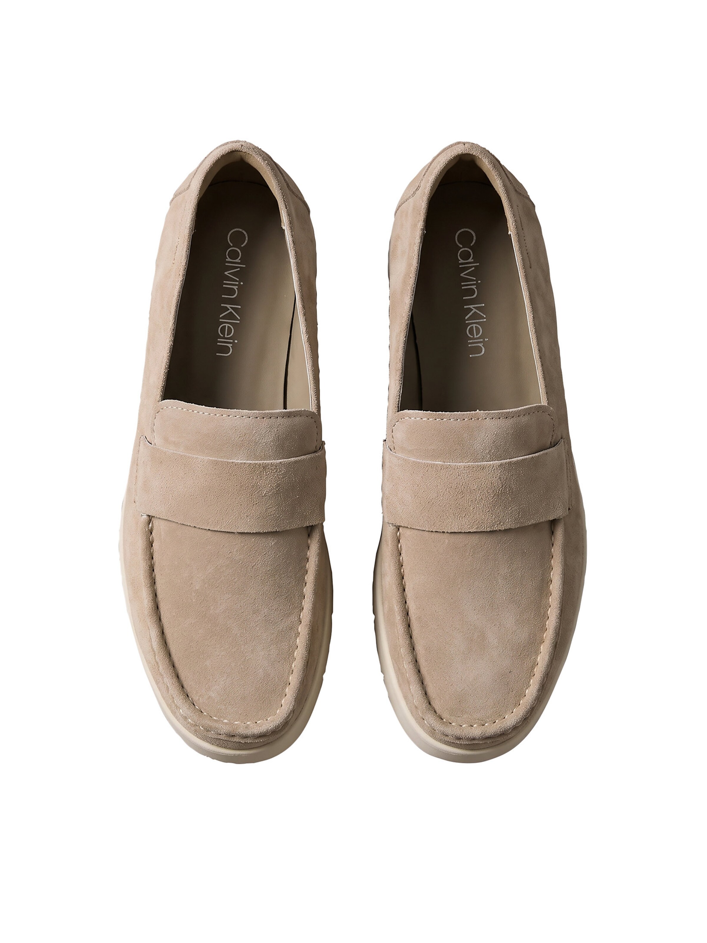 Calvin Klein Instappers in Beige