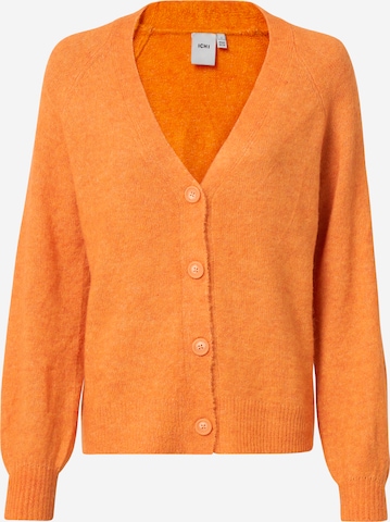 Cardigan ICHI en orange : devant