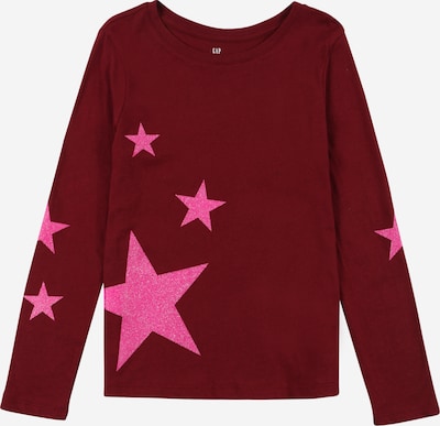 GAP T-Shirt en rose / rouge cerise, Vue avec produit