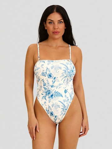 Fascia Costume intero 'Mykonos' di Acuarela Brand in blu