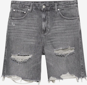 Pull&Bear Loose fit Jeans in Grey: front