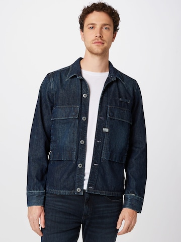 G-Star RAW Between-Season Jacket in Blue: front