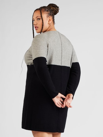 ONLY Carmakoma Knit dress 'Laura' in Grey