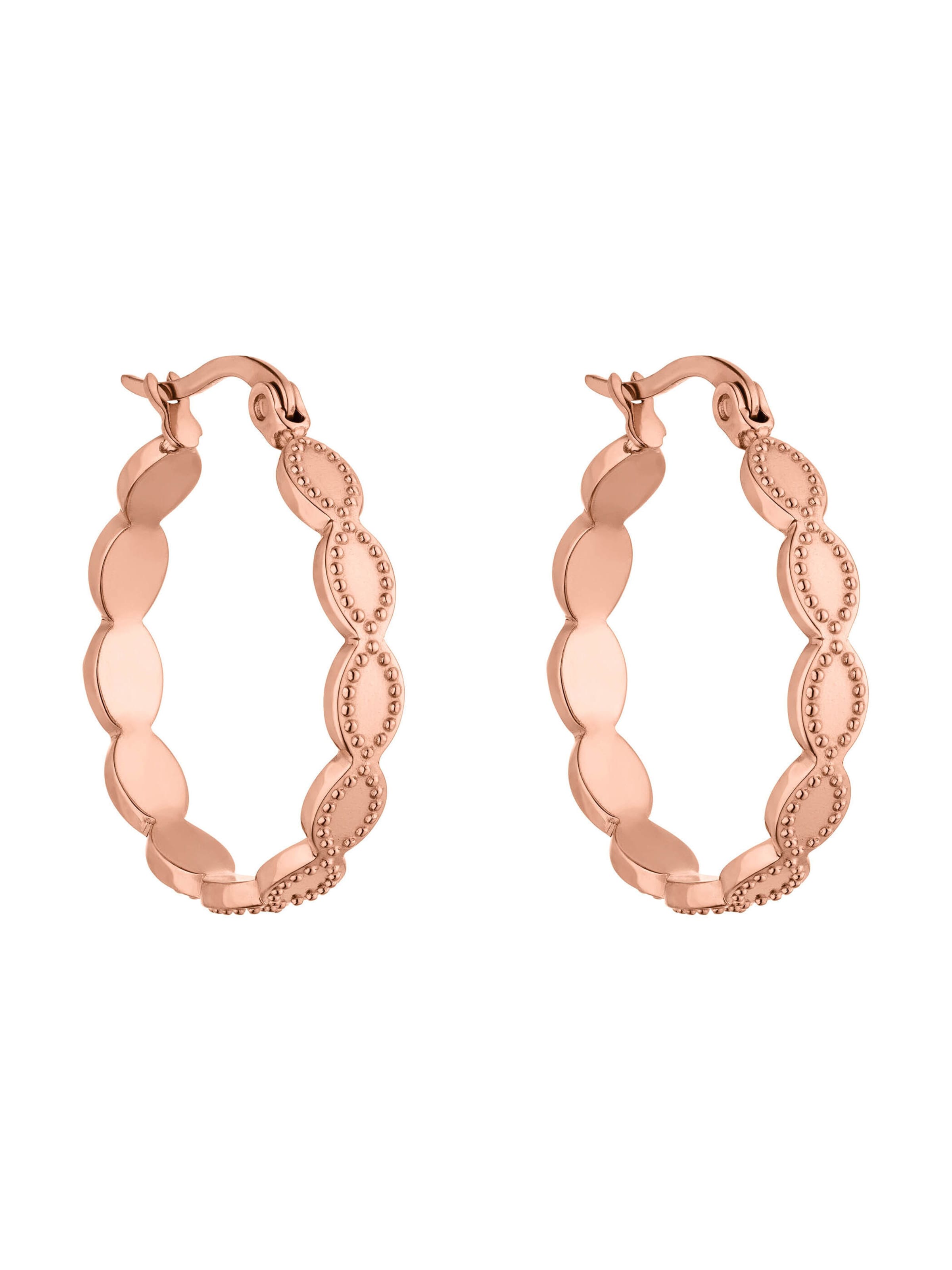 PURELEI Pendientes 'Koko' en oro rosa, Vista del producto