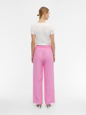 Wide Leg Pantalon 'PRIMULA' OBJECT en rose