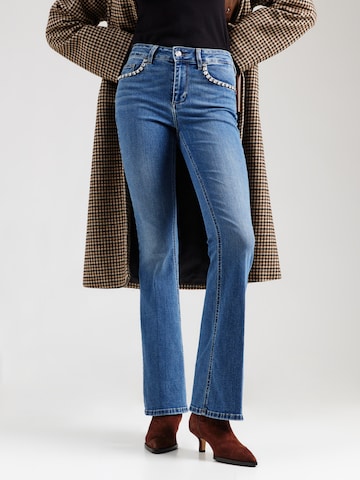 Liu Jo Flared Jeans 'B.UP BEAT' in Blauw: voorkant