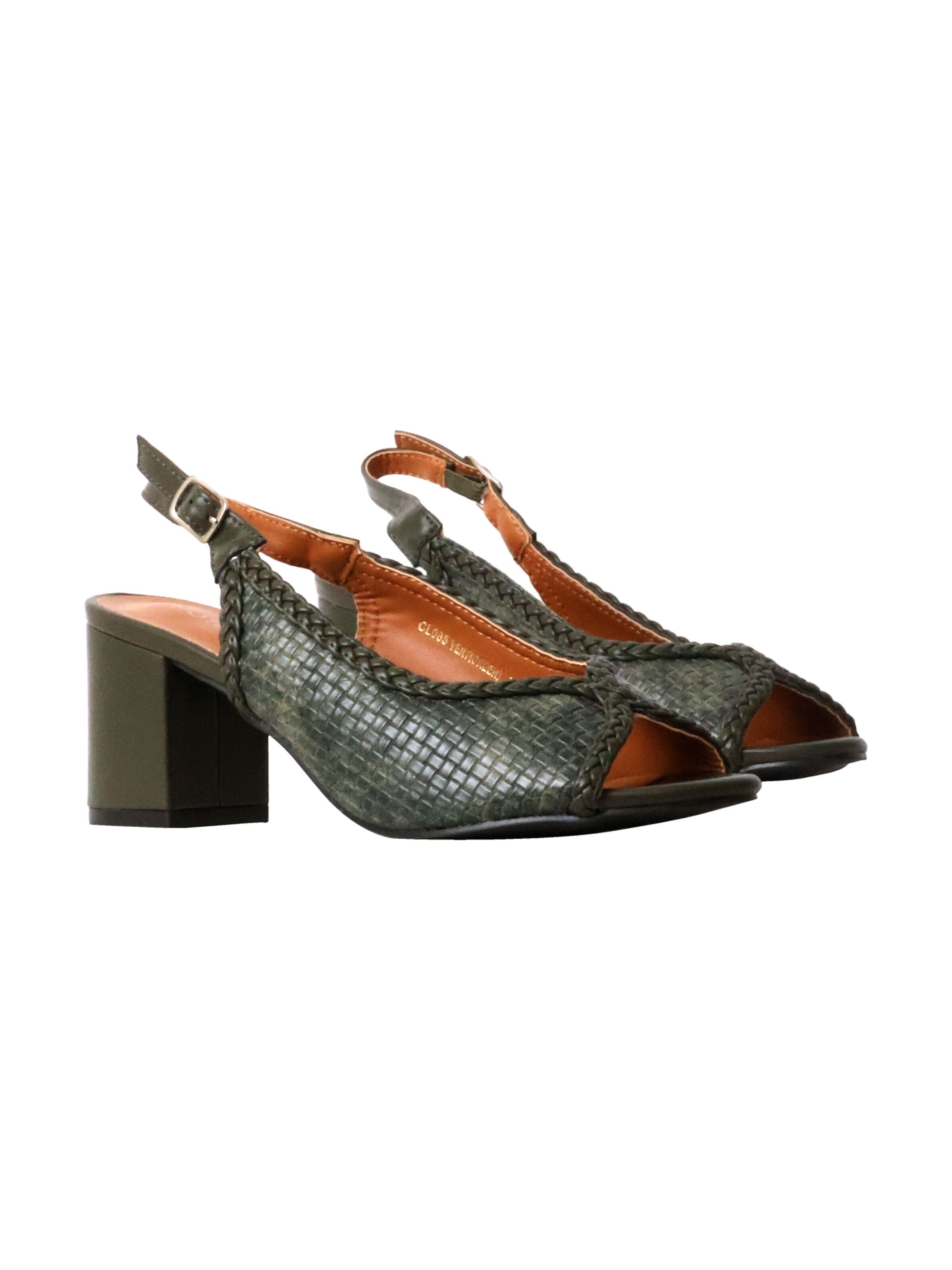 Décolleté 'Supermodische Pumps' di POTI PATI in verde