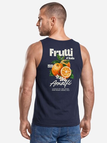 Neverless Shirt 'Frutti di italia' in Blue