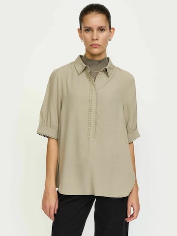 T-shirt ' SREbba ' Soft Rebels en beige : devant