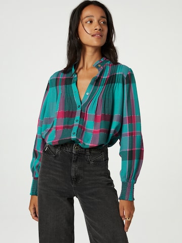 Fabienne Chapot Blouse 'Lucky' in Blue: front