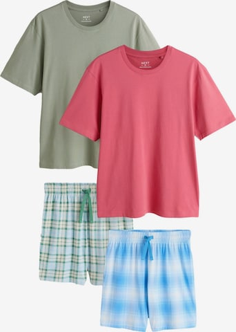 Next Lyhyt pyjama värissä sininen: etupuoli
