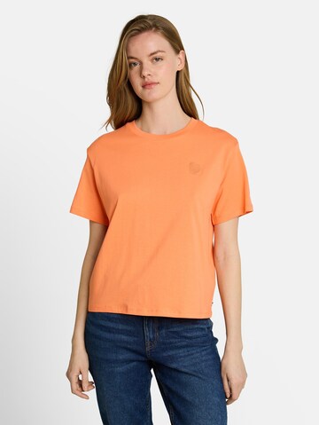 TOM TAILOR DENIM Shirt in Orange: front