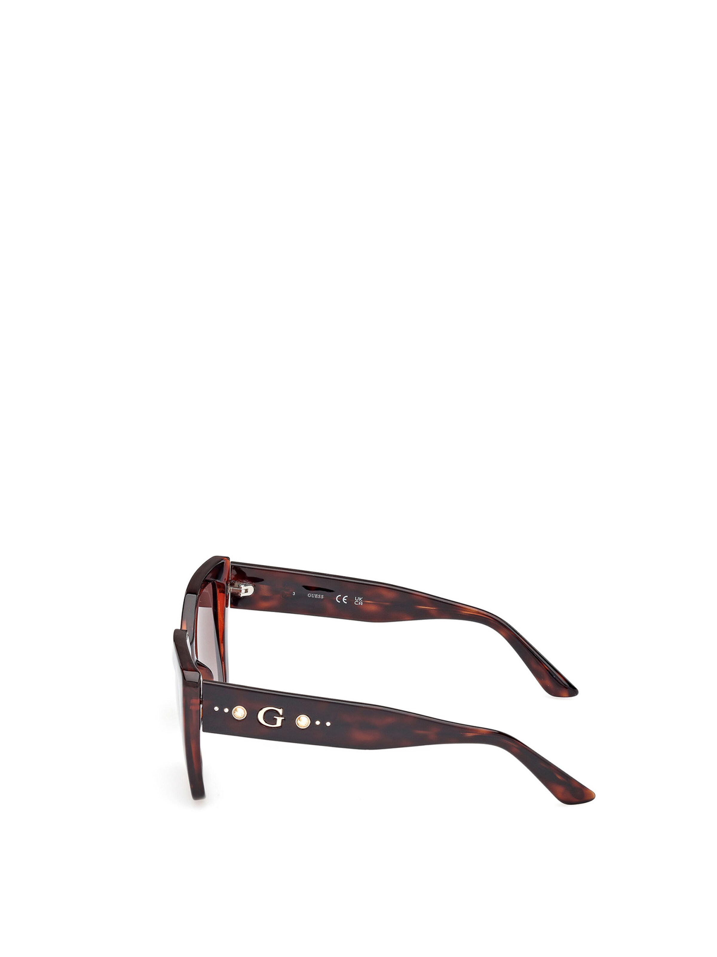 GUESS Zonnebril in Bruin