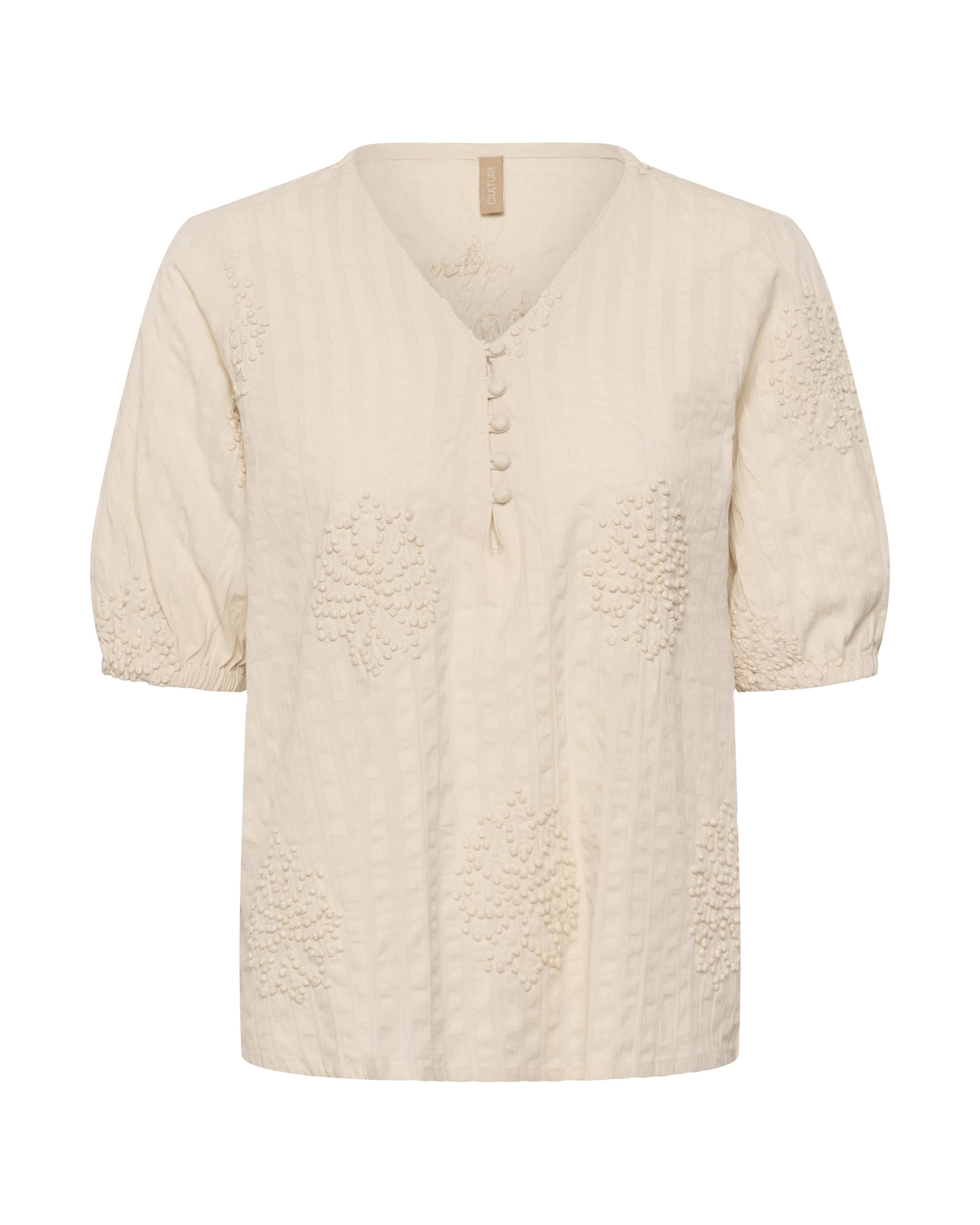 CULTURE Blouse 'CULelau' in Beige: front