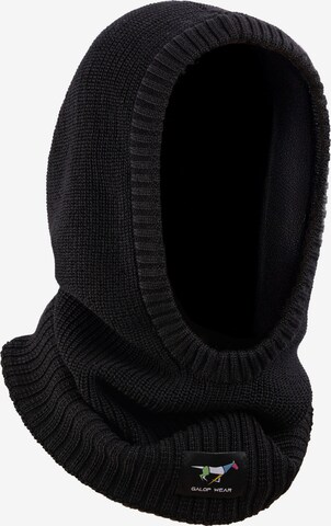 GALOP WEAR Kapelusz 'Balaclava 100% merino' w kolorze czarny: przód