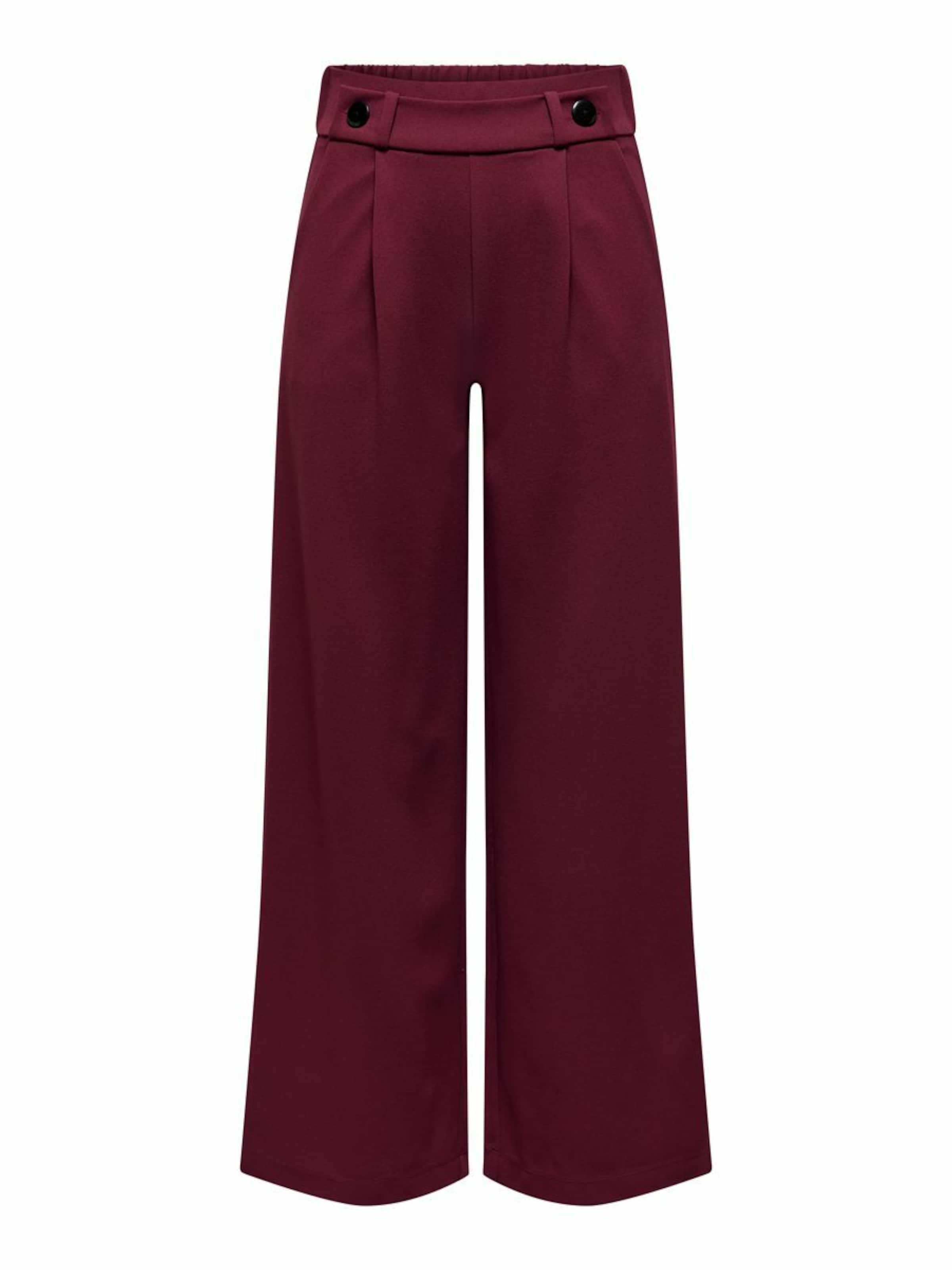 Pantaloni con pieghe 'Geggo' di JDY in rosso: frontale