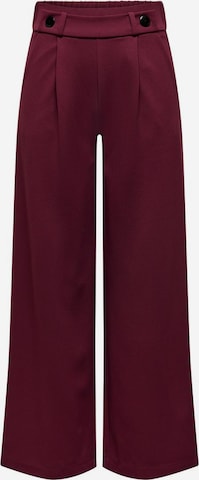 JDY Voltidega püksid 'Geggo', värv punane: eest vaates