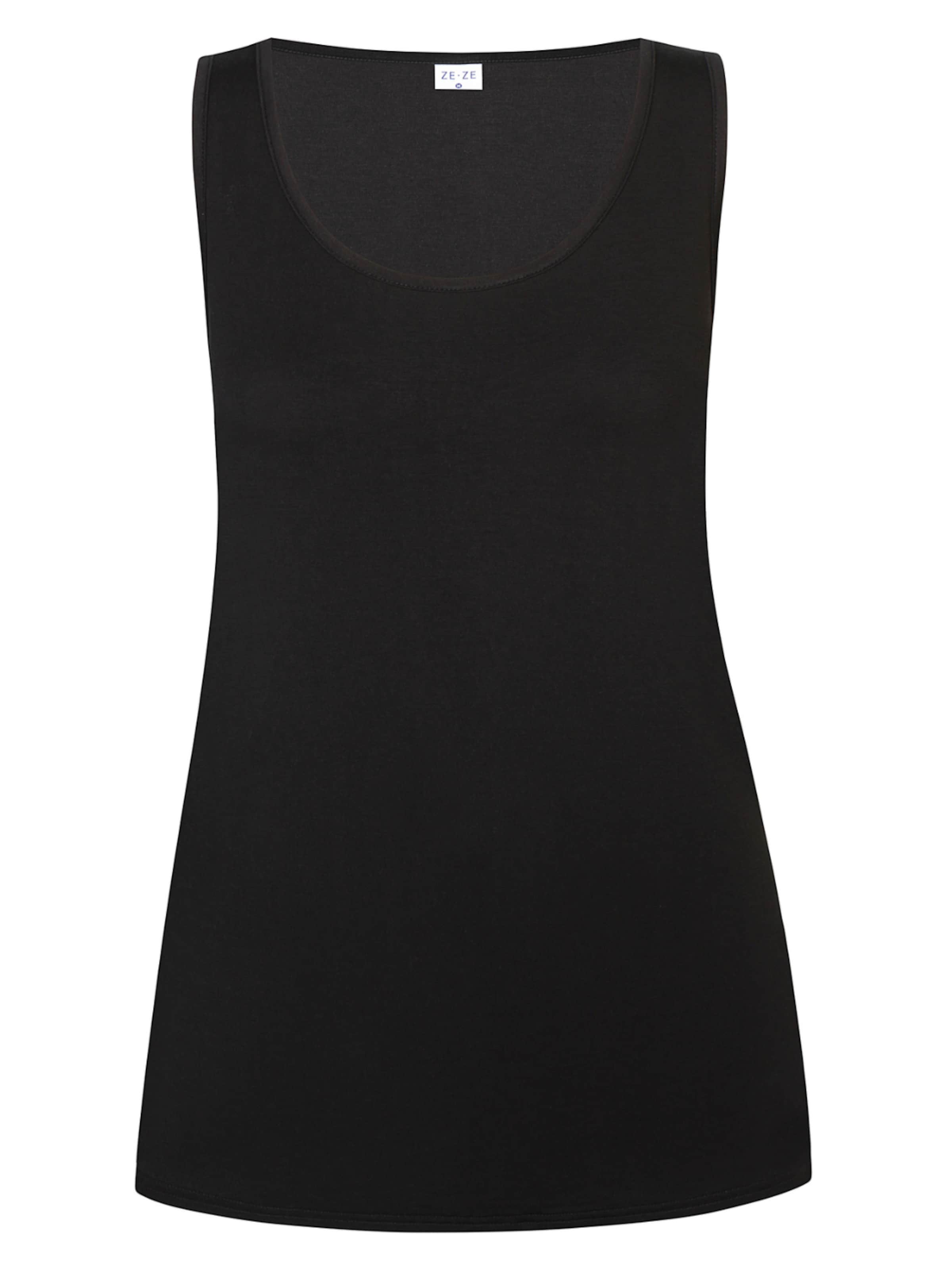ze-ze Top 'ZE - Bella 457' in Zwart: voorkant