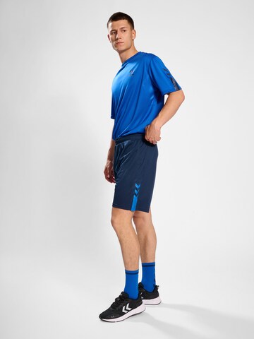 Hummel Regular Sportbroek in Blauw