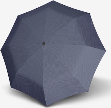 Doppler Paraplu 'Carbonsteel Magic' in Blauw: voorkant