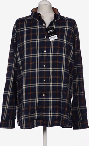 Barbour Button Up Shirt in XXL in Blue: front