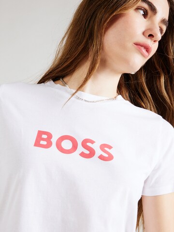 BOSS T-Shirt 'Elogo 5' in Weiß