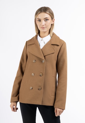 DreiMaster Klassik Between-season jacket in Brown: front