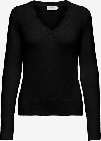 ONLY Sweater 'ELLA' in Black: front