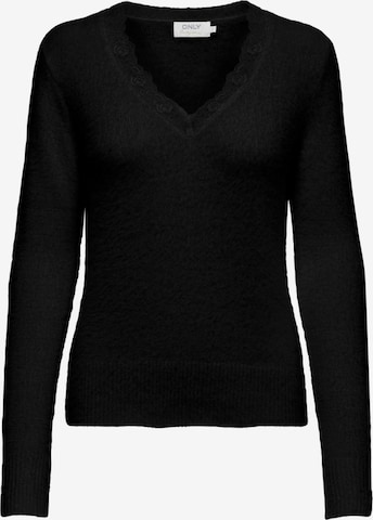 ONLY Sweater 'ELLA' in Black: front