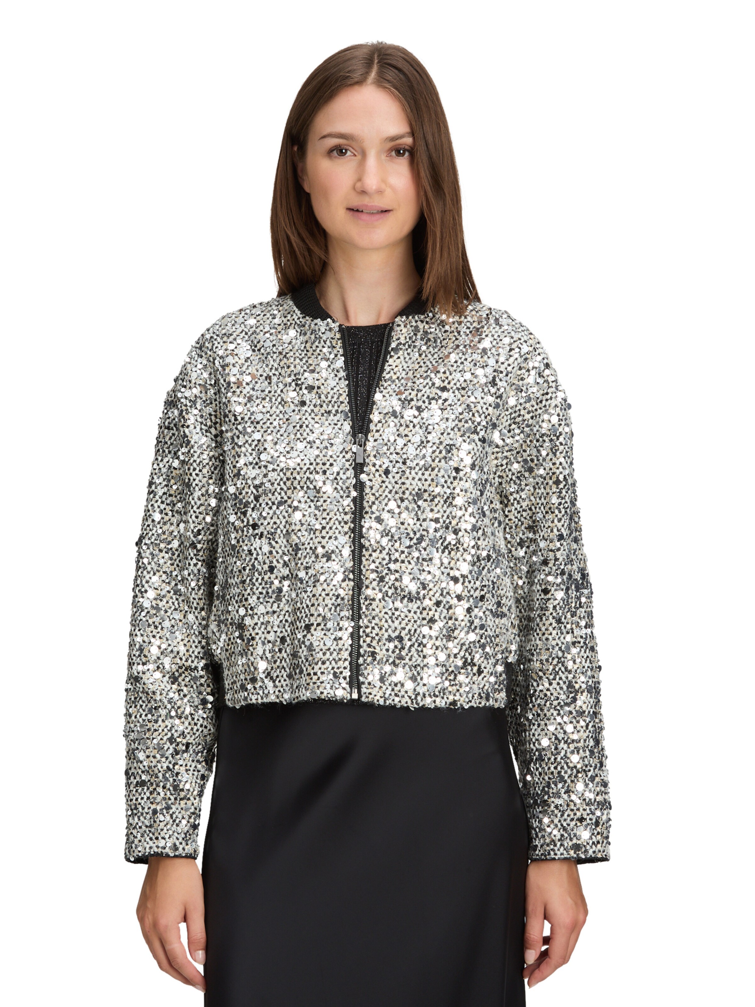 Betty & Co Between-Season Jacket in Black: front