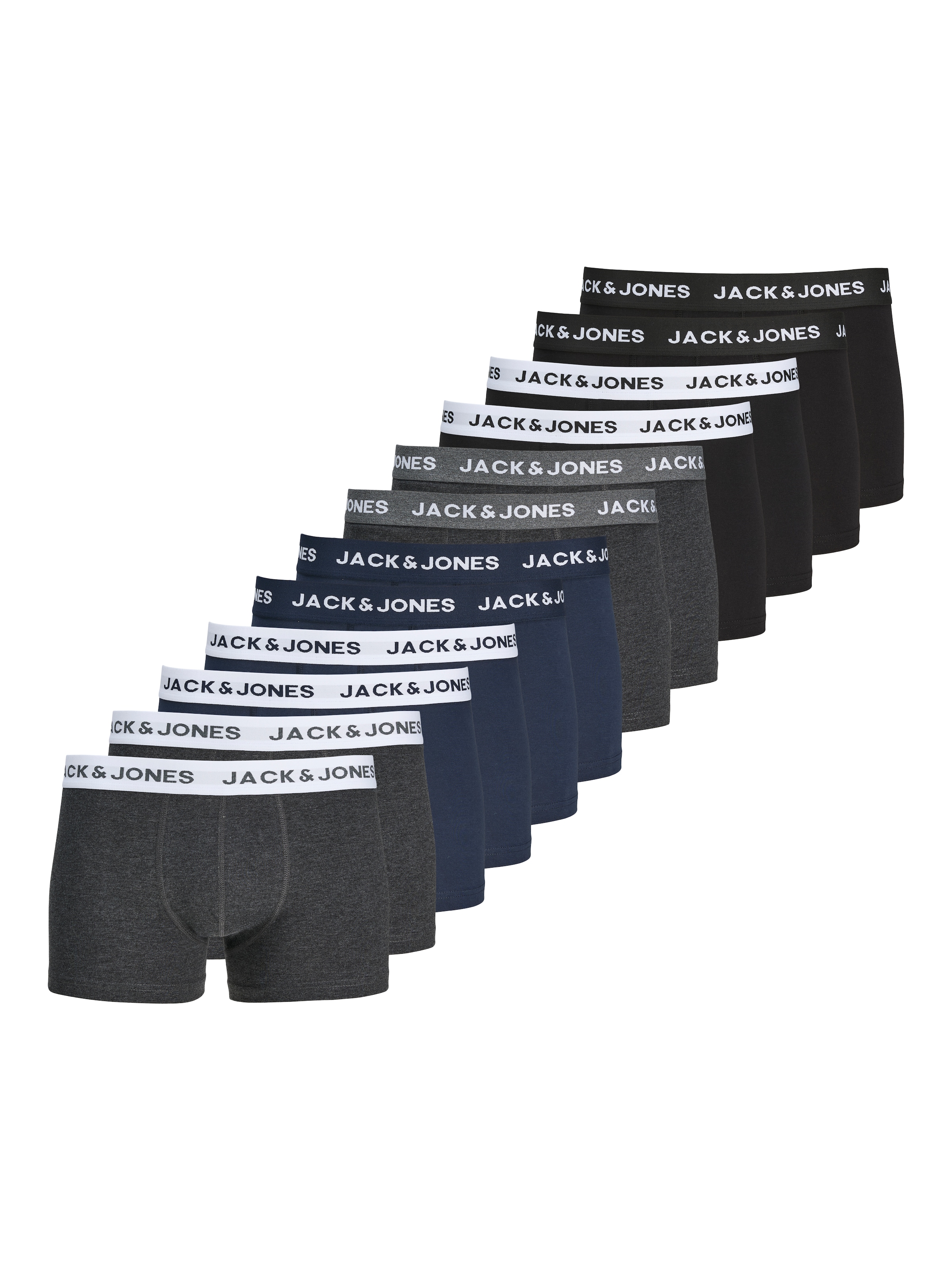 JACK & JONES Boxer shorts in Blue: front