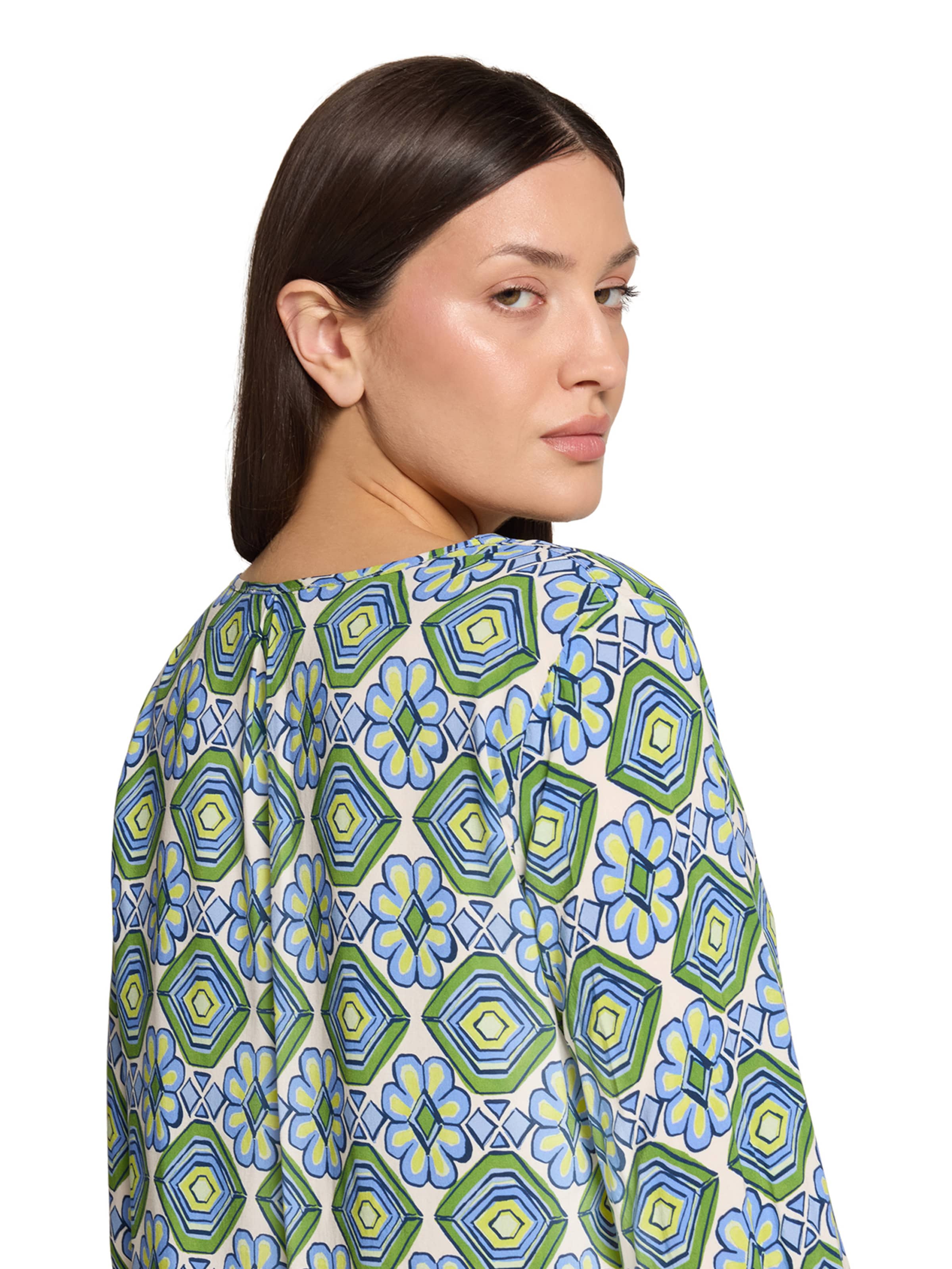 Cartoon Blouse in Groen