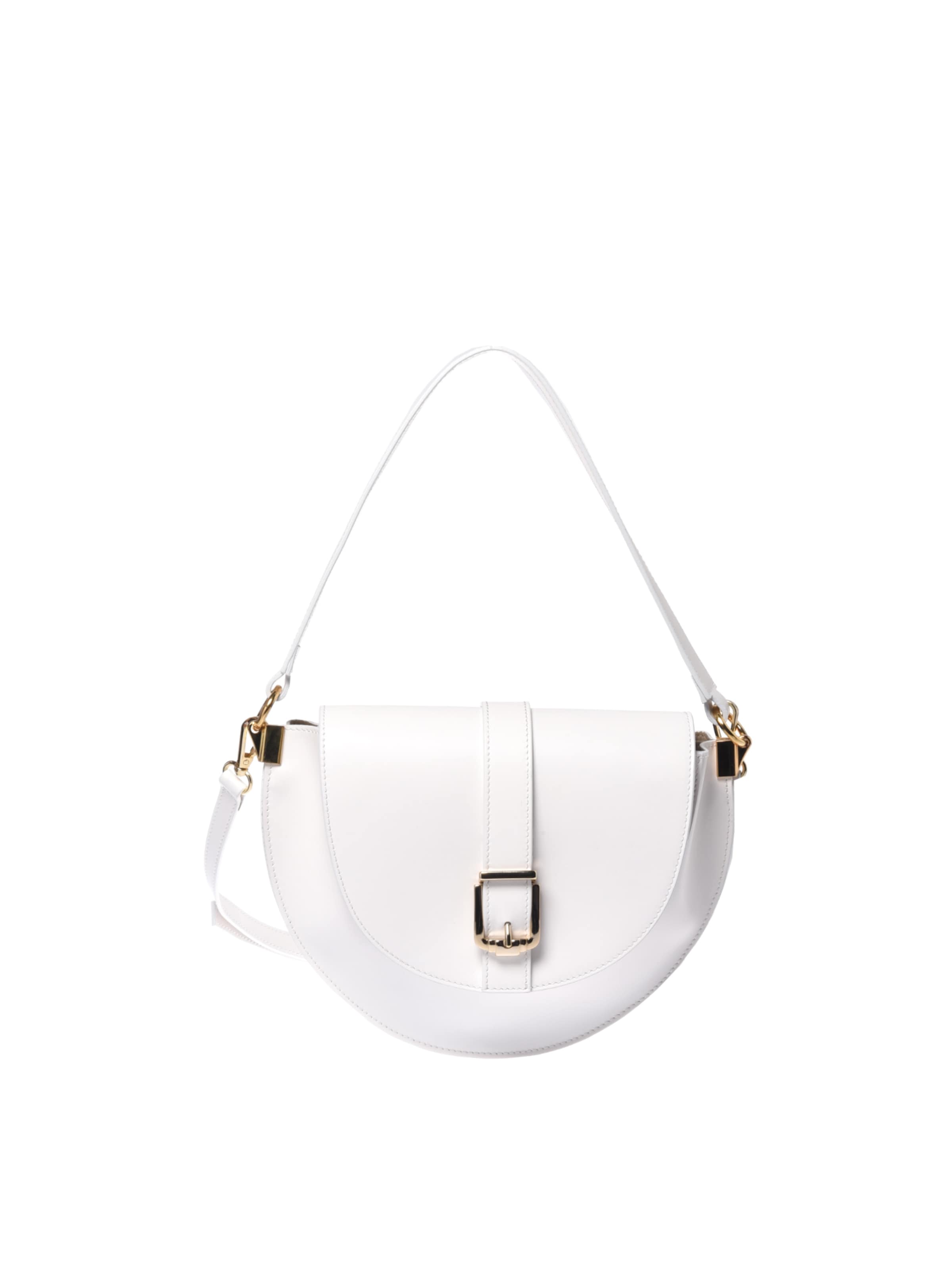 BALDININI Schoudertas in Wit: voorkant