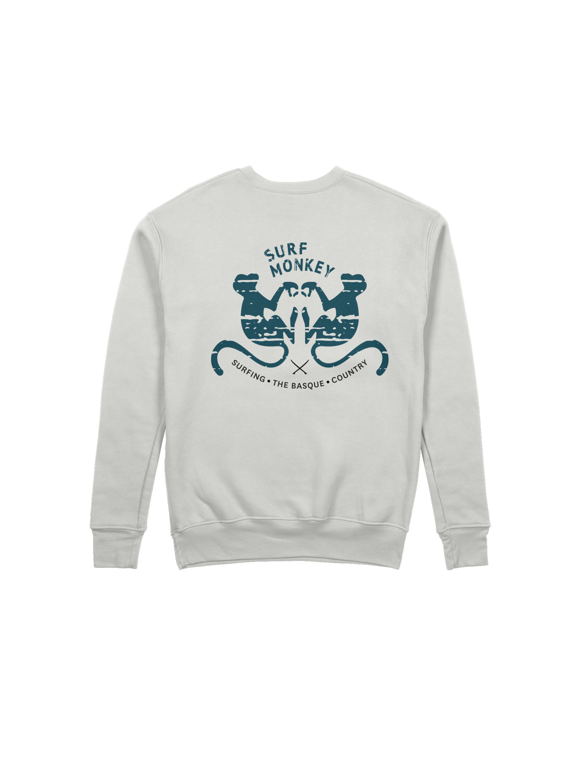 Sweat-shirt Surf Monkey en vert