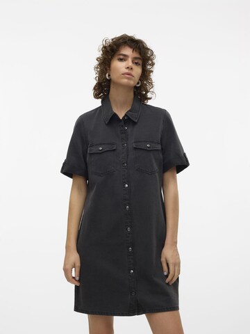 VERO MODA Shirt Dress 'JENNIE' in Black: front