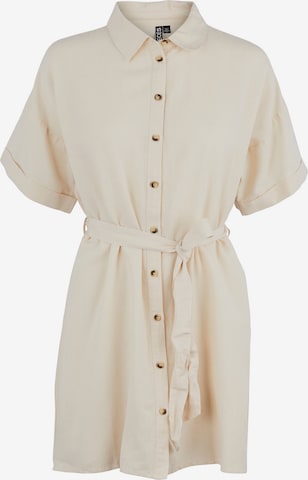 Robe-chemise 'Sunna' PIECES en beige : devant