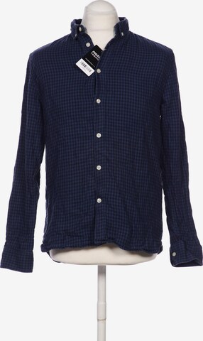 KnowledgeCotton Apparel Button Up Shirt in L in Blue: front