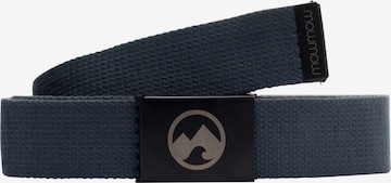 Mowmow Sportriem 'MowMow Belt - Canvas - Aluminum Buckle - 125 cm - Men - Women - Black' in Grijs: voorkant