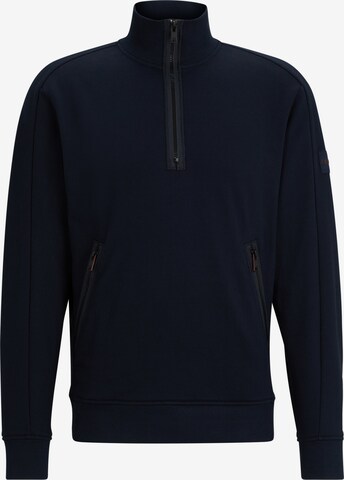 BOSS Sweatshirt 'Zecompany' in Blue: front