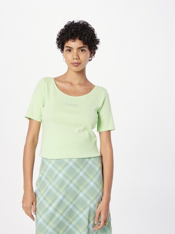 ESPRIT Shirt in Groen: voorkant