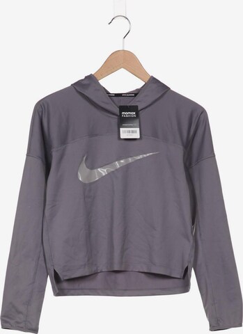 NIKE Sweatshirt & Zip-Up Hoodie in XS in Grey: front