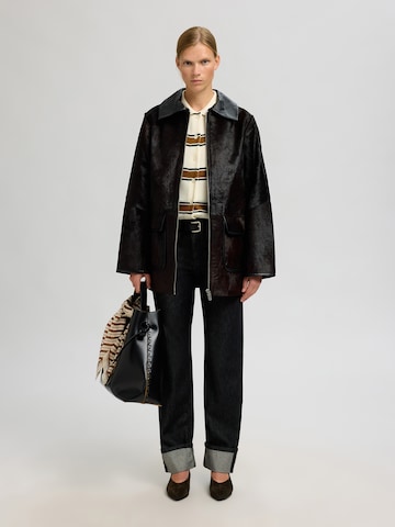 SELECTED Strickjacke 'SLFTHEA' in Beige