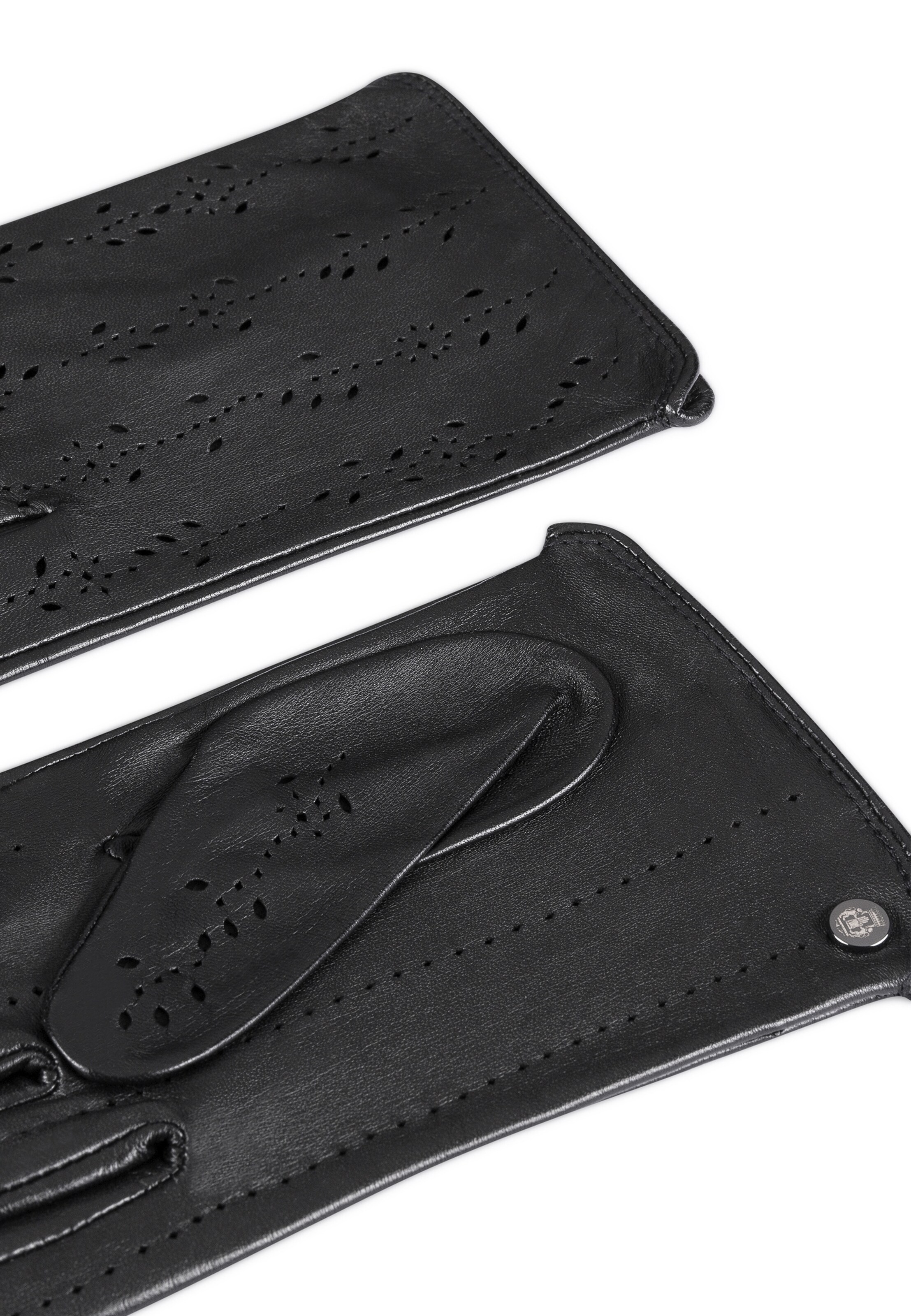 Roeckl Full Finger Gloves 'MADEIRA' in Black