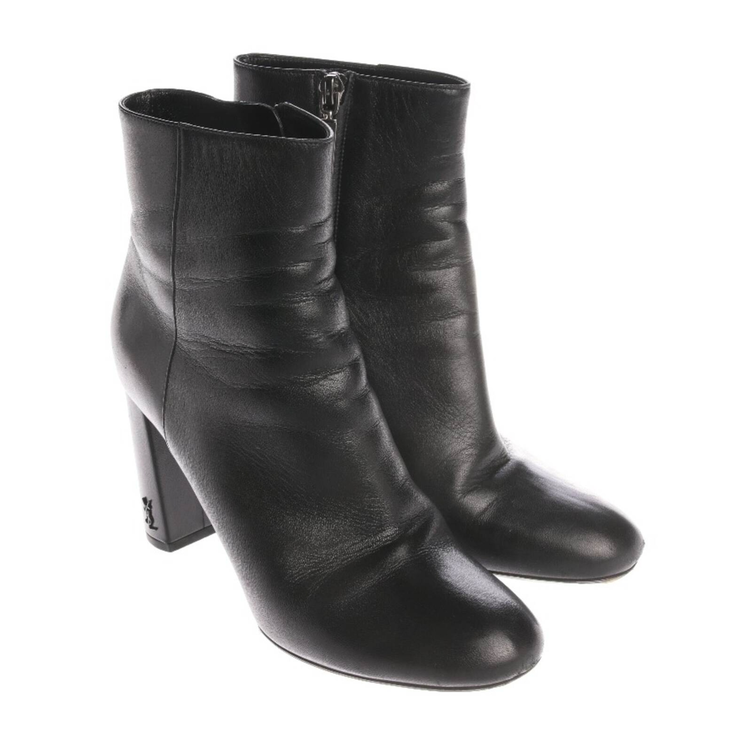 Saint Laurent Stiefeletten 36 in Schwarz: Vorderseite