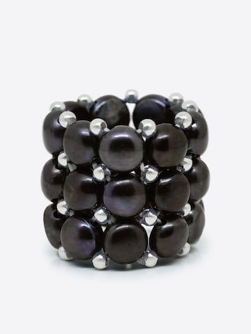 Bague 'TUILERIES' Ateliers Saint Germain en noir