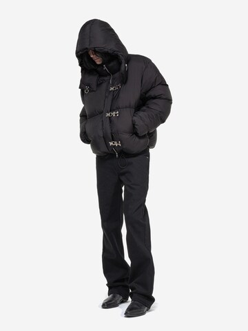 ENRAGE - Chaqueta de invierno 'FIREMAN PUFFER JACKET - BLACK' en negro