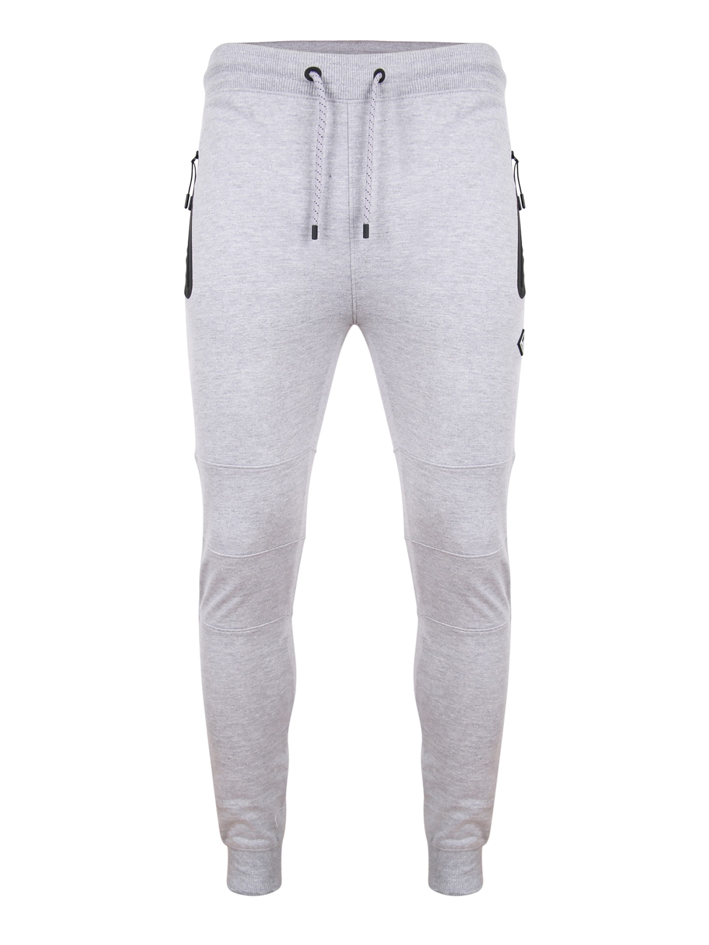 Threadbare Hose 'Tristain' in Grau: Vorderseite