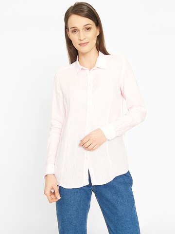 Sea Ranch Blouse in Roze: voorkant