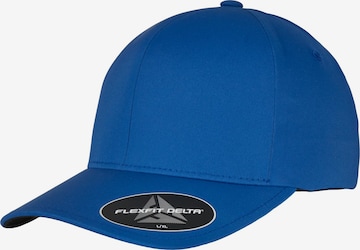 Cappello da baseball 'Delta' di Flexfit in blu: frontale