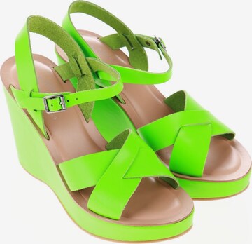 KORK EASE The Original Sandals & High-Heeled Sandals in 39 in Green: front